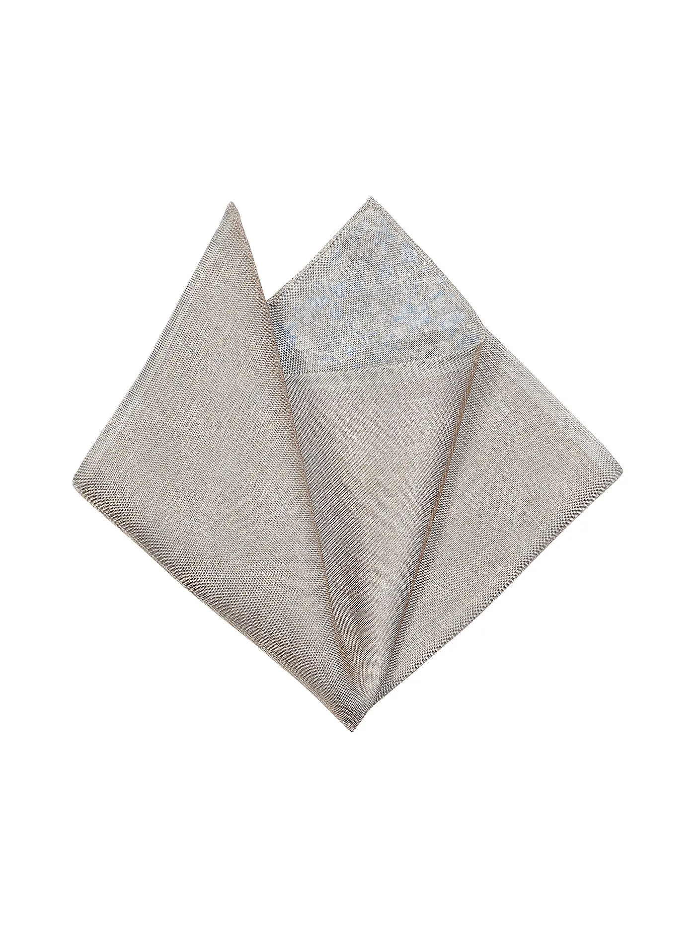 PROFUOMO | Seiden Stecktuch | beige